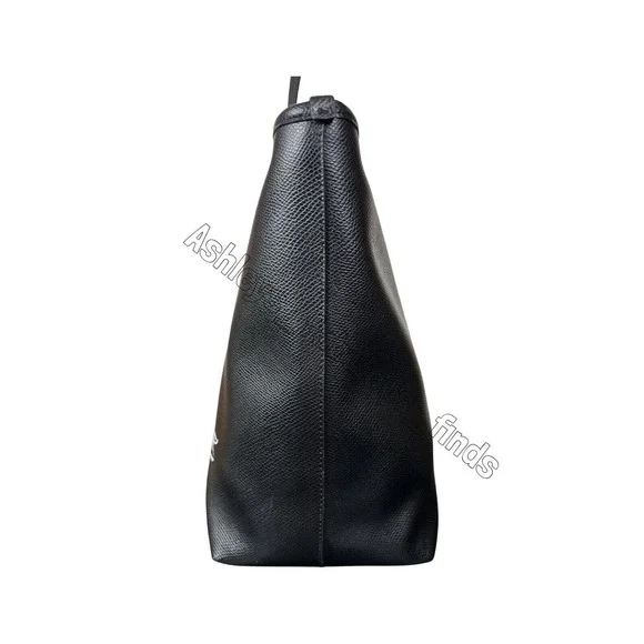 Coach X Peanuts Snoopy Leather City Zip Tote Black Shoulder Bag RARE F37273 - Picture 5 of 16